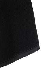 Dolce & Gabbana Black Lace Stole Knitted DG Logo Men One Size Scarf Dolce & Gabbana