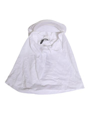 White Cotton DG Logo Plaque Baseball Balaclava Hat