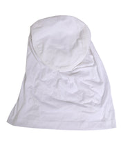 White Cotton DG Logo Plaque Baseball Balaclava Hat