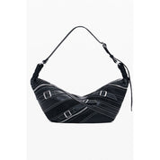 Desigual Nero Poliuretano Women Shoulder Bag
