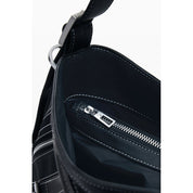 Nero Polyurethane Women Shoulder Bag