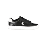 Black Polyurethane Men Sneaker