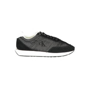 Black Polyester Women Sneaker