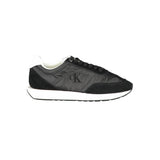 Black Polyester Women Sneaker