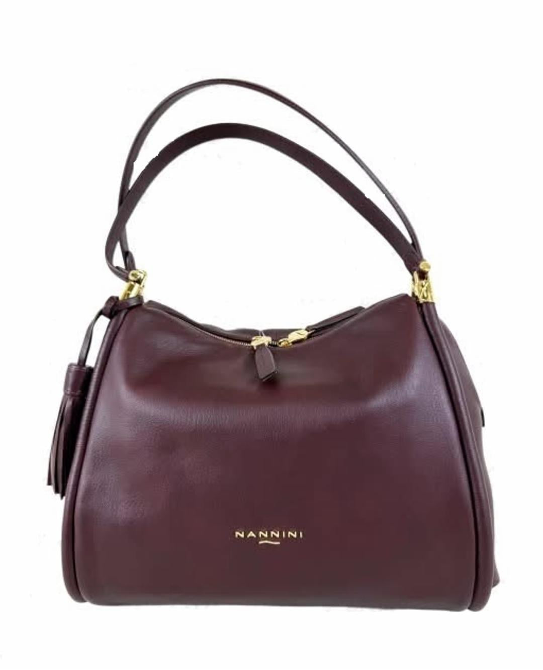 18780  BORSA A SPALLA Nannini Bordeaux 0000000210