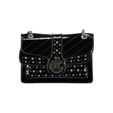 Black Polyurethane Women's Bag