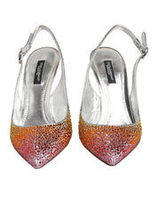 Dolce & Gabbana Multicolor Sequin Slingback Pumps Shoes Dolce & Gabbana