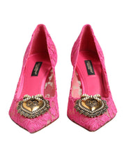 Pink Taormina Lace DEVOTION Pumps Shoes