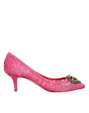Pink Taormina Lace DEVOTION Pumps Shoes