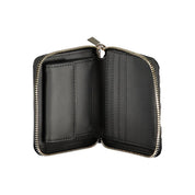 Nero Poliuretano Women Wallet