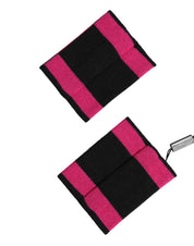 Black Pink DG Logo Cashmere 1 Pair Wristband