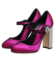 Pink Embellished High Heels Pumps Shoes