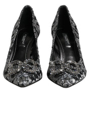 Silver Lace DG Amore Heels Pumps Shoes
