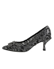 Silver Lace DG Amore Heels Pumps Shoes
