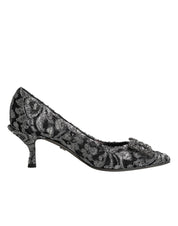 Silver Lace DG Amore Heels Pumps Shoes