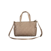 Brown Polyurethane Women's Bag