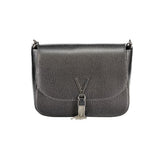 Grey Polyurethane Women's Bag
