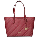 Red Fabric Shoulder Bag
