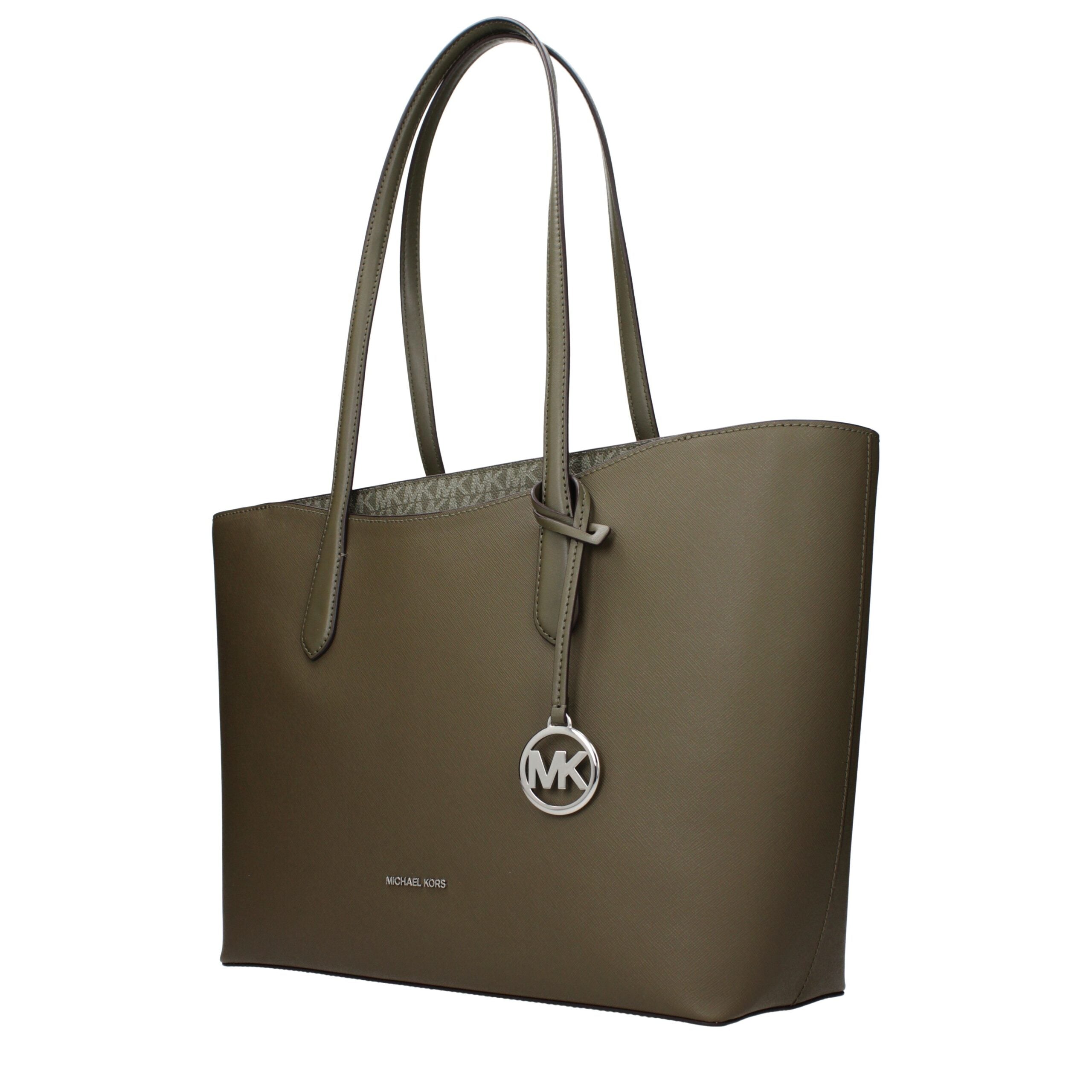 Green Fabric Shoulder Bag