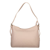 Rosa Poliuretano Donna Bag with Adjustable and Removable Strap