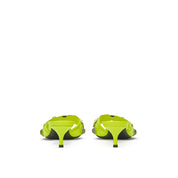 Balenciaga Yellow Leather Mules