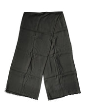 Dolce & Gabbana Black Modal Neck Wrap Men Shawl Men Scarf
