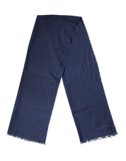 Dolce & Gabbana Scarf Blue Cashmere Neck Wrap Shawl Men
