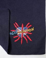 Blue Wool DG Loves London Neck Wrap Scarf