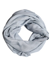Dolce & Gabbana Light Blue Cashmere Knitted Shawl