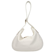 Beige Leather Handbag