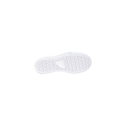 Black And White Fabric Platform Sneakers