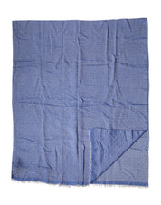 Blue Lace Stole Cotton Neck Wrap Shawl Scarf