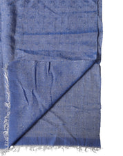 Blue Lace Stole Cotton Neck Wrap Shawl Scarf