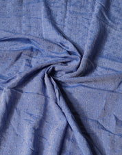 Blue Lace Stole Cotton Neck Wrap Shawl Scarf