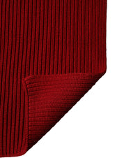 Red Wool Knitted Neck Wrap Shawl Men Scarf