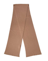 Brown Cashmere Knitted Neck Wrap Shawl Scarf