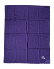 Purple Lace Stole Cotton Wrap Shawl Scarf
