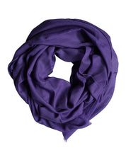 Purple Lace Stole Cotton Wrap Shawl Scarf