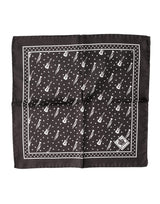 Black Guitar Trumpet Men Handkerchief Scarf