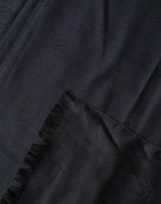 Black Lace Stole Silk NeckWrap Shawl Scarf