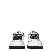White Leather Sneakers
