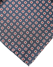 Dolce & Gabbana Blue Patterned Silk Square Handkerchief Scarf Dolce & Gabbana