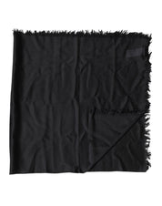Black Lace Stole Neck Wrap Shawl Scarf
