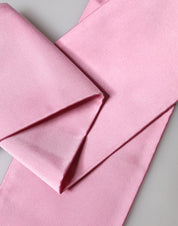 Pink Silk Fringes Neck Wrap Foulard Scarf