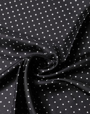 Dolce & Gabbana Black Polka Dot Silk Square Foulard Scarf Dolce & Gabbana