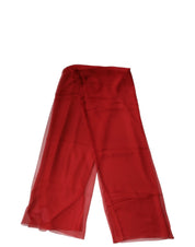 Dolce & Gabbana Red Stole Silk Neck Wrap Shawl Men Scarf
