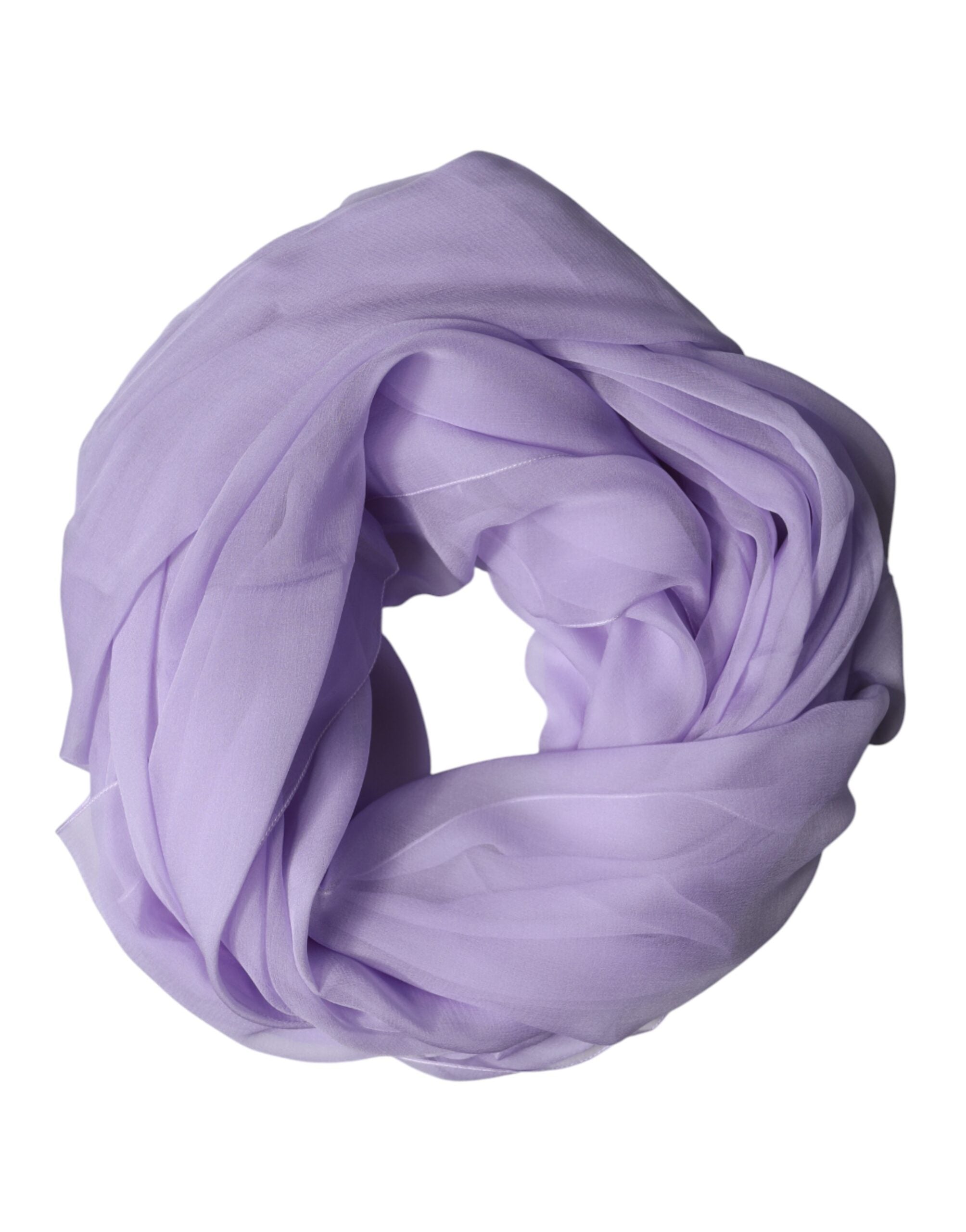 Dolce & Gabbana Purple Stole Silk Neck Wrap Shawl Men Scarf Dolce & Gabbana