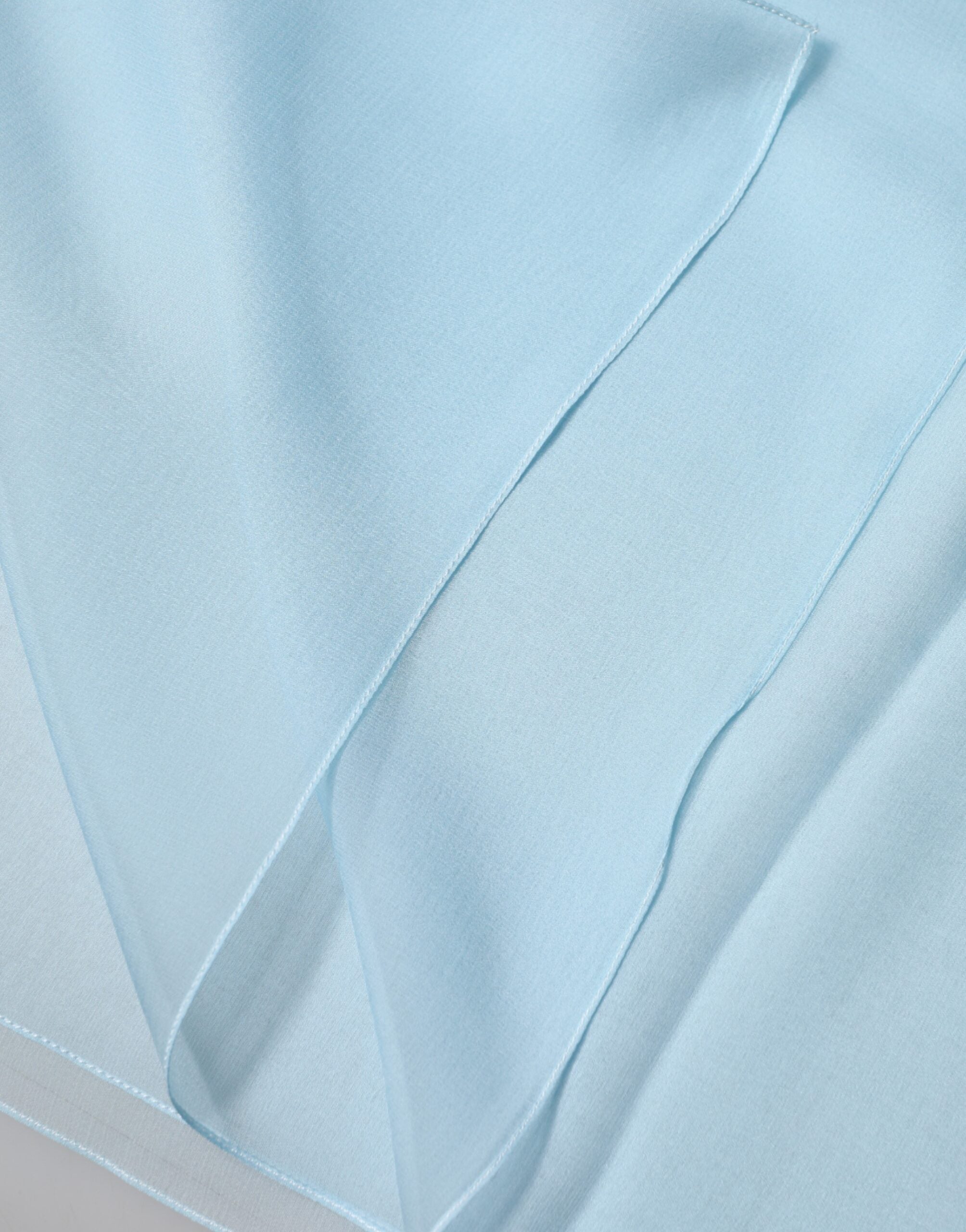 Dolce & Gabbana Light Blue Stole Silk Neck Wrap Shawl Scarf Dolce & Gabbana