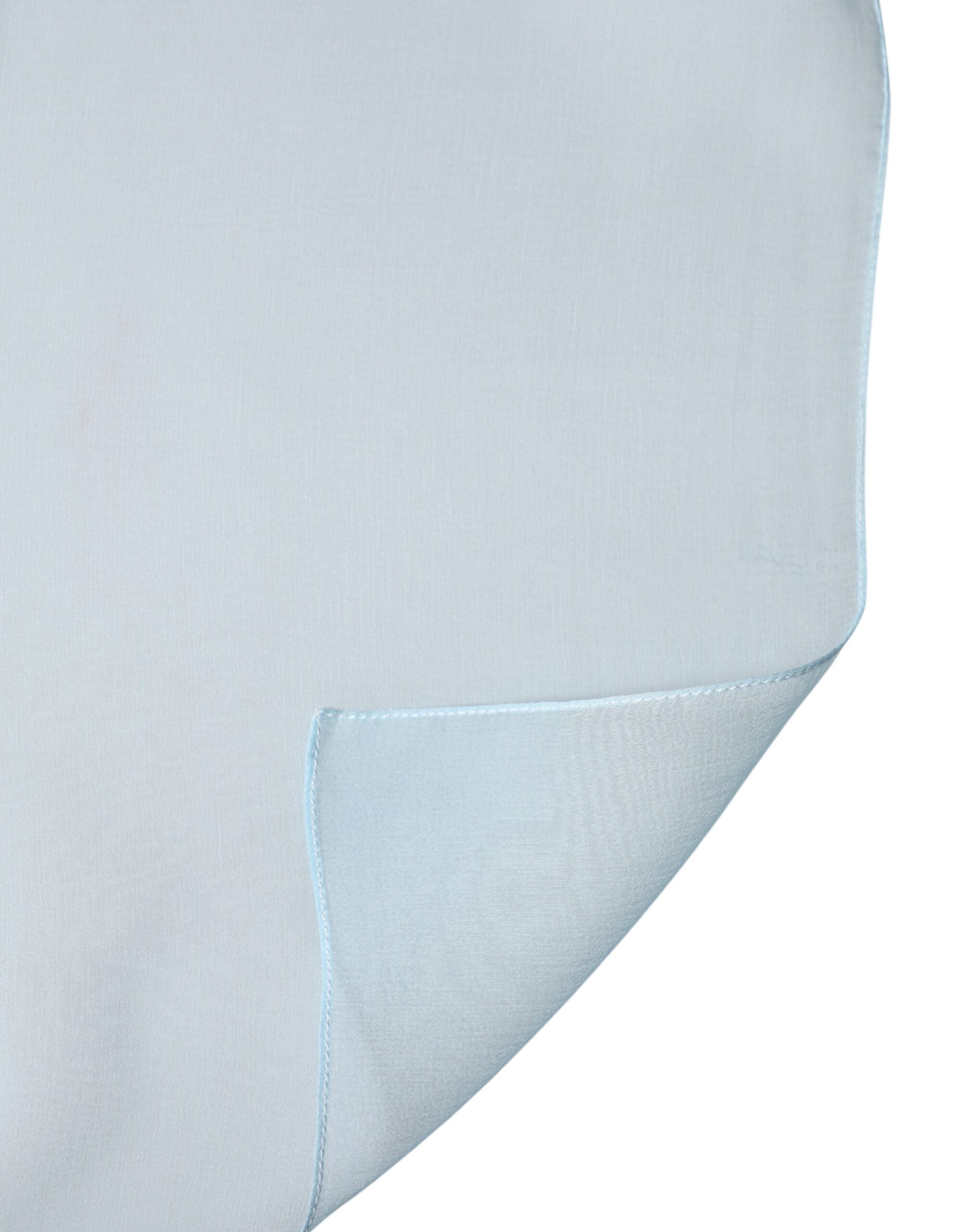 Dolce & Gabbana Light Blue Stole Silk Neck Wrap Shawl Scarf Dolce & Gabbana