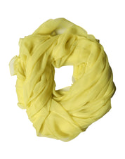 Dolce & Gabbana Yellow Stole Silk Neck Wrap Shawl Men  Scarf Dolce & Gabbana